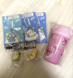 サンリオ　アクリルチャーム・タンブラー　マイメロ・ハンギョドン・あひるのペックル