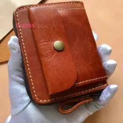 _最高級イタリアンレザー  肉厚本革　ミニ財布