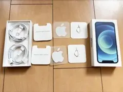 Apple iPhone 12 mini ブルー空箱 ライトニングケーブル　2本