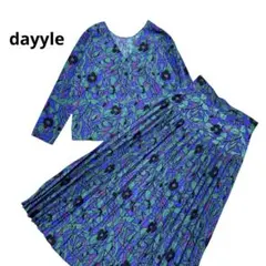 dayyle セットアップ　(F) 総柄　スカート　セットアップ　花柄