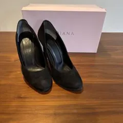 ダイアナ　ハイヒール　パンプス　23.5 ベロア　ヒール