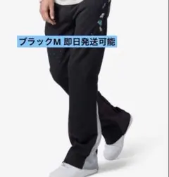 新品MNMLミニマル 黒ペイントブーツカット スウェットパンツ ブラックS 新品MNMLミニマル 黒ペイントブーツカット スウェットパンツ ブラックS