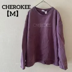 トレーナー チェロキー CHEROKEE パープル スウェット【M】 紫