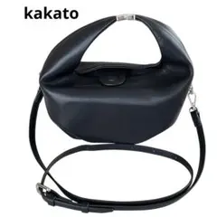 カカトゥ kakatoo / メタルポイント2wayショルダーバッグ ブラックのサムネイル