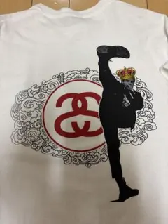 80s サテンタグ old stussy クラウン Tシャツ ストゥーシー90s - メルカリ
