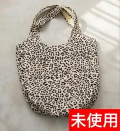 未開封【Green Parks】レオパードキルティングトートバッグ秋冬