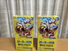 ワンピースカードゲーム　神の島の冒険　テープ付き　2BOX