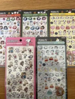 ボンボンドロップシールmini スヌーピーフレンズ