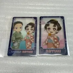 鬼滅の刃 花火大会2025 WEBSHOPくじ アクリルクリアカード 狛治 恋雪