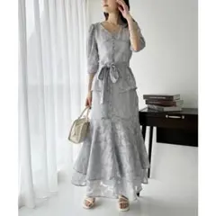 【新品未使用 L】定価15400円 ワンピ風4wayセットアップ 2点セット