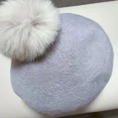 Ca4La ラビットファーベレー倖田來未愛のうたMV着用　色違い　薄いグレー