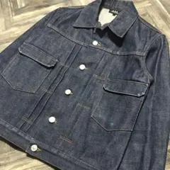 113A.P.C. トラッカージャケットデニムSセカンド2ndアーぺセー濃紺