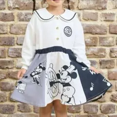 リトシー　ディズニー　レトロ　ミッキー　ミニー　ワンピース　90 蒸気船