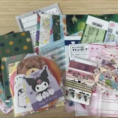 メモ帳、シールまとめ売り 女児用折り紙など