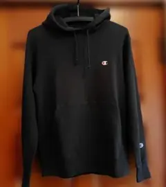 美品　Champion　フルオーバーパーカー　黒　メンズ　Mサイズのサムネイル
