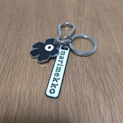 【marimekko】マリメッコ キーホルダー ウニッコ ブラック