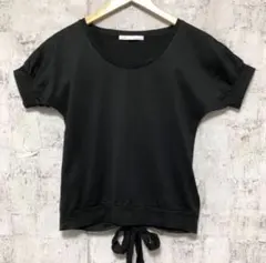 【IENA】イエナ シルケット天竺 バックリボン プルオーバー Mのサムネイル