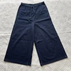 無印良品　ストレッチライトオンスデニムクロップドパンツ