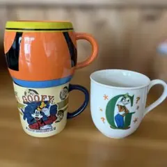 グーフィー マグカップ 3個セット ディズニーストアのサムネイル