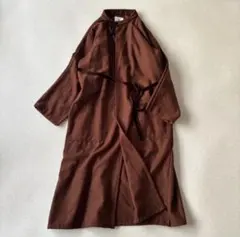 【美品】-by RYOJI OBATA ウール　サージカルガウンコート　日本製