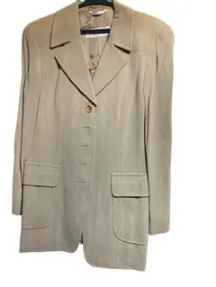 白タグ イタリア製】MAX MARA テーラードジャケット ヘリンボーン