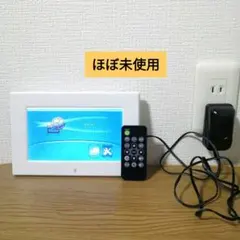 【ほぼ未使用】デジタルフォトフレーム７インチ　GH-DF7X-WHグリーンハウス
