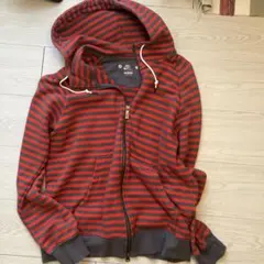 【美品】y2k00s希少 NIKE ボーダー フルジップ パーカー ナイキ