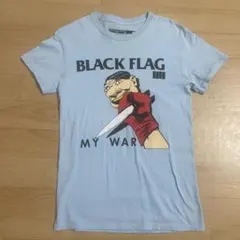 超希少XL/発禁】BLACK FLAG ミッキー Tシャツ 野村訓市 青 良好 - メルカリ