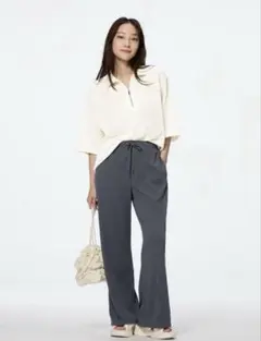 2025SS GUリブプルオンパンツ