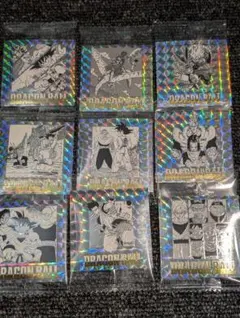 【微箔ずれ〜箔ずれ】ドラゴンボール　シールウエハース40周年2 9枚セット