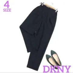DKNY タックテーパードハイウエストパンツ 冬4758のサムネイル