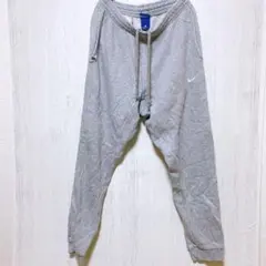 ナイキ NIKE スウェット リブ グレー 長ズボン Mサイズ ポケット 灰色