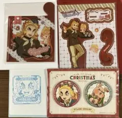 鬼滅の刃 煉獄杏寿郎 おこしバスアクスタ、キーホルダー クリスマス缶 