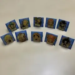 ONE PIECE ワンピース 帽子クリップ ピンバッジ 7種 コンプリート 