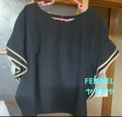 FENNEL＊ヤマダヤフェンネルお袖がかわいいフリル半袖スコットクラブ