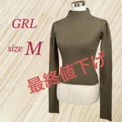 新品✨ グレイル サムホール付きロングスリーブニットトップス[k9206d]