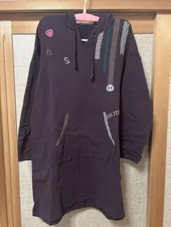 【美品】drug store's パーカー　チュニック　ゆったりサイズ　サイズ3