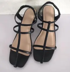 【a.v.v】ストラップサンダル ブラック 新品未使用