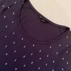 美品 Armani Exchange シルバービーズ ラグラン Tシャツ