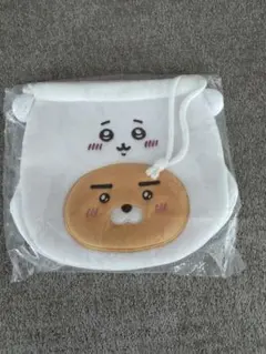 【韓国限定・新品】カカオフレンズ ちいかわ フェイスポーチ チュンシク　巾着のサムネイル