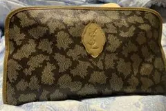 Yves Saint Laurent レオパード柄 クラッチバッグセカンドバッグ