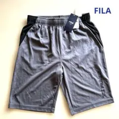 新品FILAメンズメッシュハーフパンツ M・チャコールのサムネイル