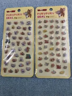 トムとジェリー プクプクシール 2シートセット