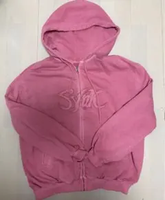 未着用】 aespa PINK HOODIE ZIP-UP フーディ パーカー - メルカリ