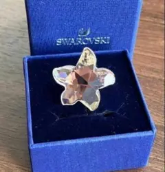 ★SWAROVSKIスワロフスキーピンブローチ　スター　ヒトデ　スターフィッシュのサムネイル