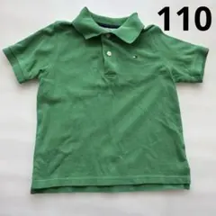 TOMMYHILFIGER♡半袖ポロシャツ 110 緑 5