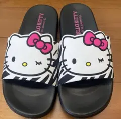 新品　サンリオ　ハローキティ ゼブラ柄　シャワーサンダルのサムネイル