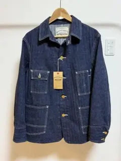【希少】WAREHOUSE ヘリンボーンカバーオール　チェーンステッチ 希少】WAREHOUSE ヘリンボーンカバーオール チェーンステッチ メンズ