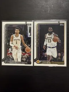 NBA トレーディングカードセット Wembanyama & James