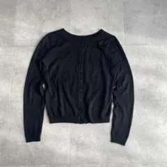 FOXEY ブラック カーディガン サイズ40 美品　カシミヤ